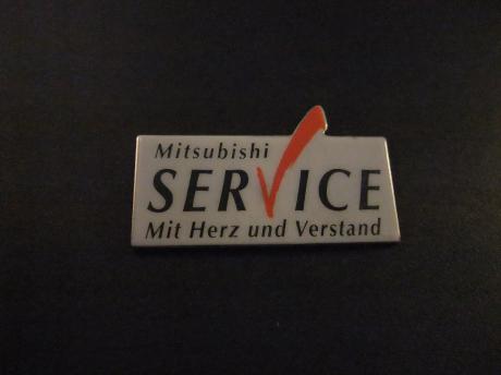 Mitsubishi Service met hart en verstand slogan